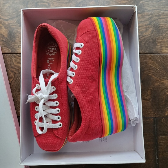 Jeffrey Campbell Amazing Platform Sneakers - Picture 1 of 8